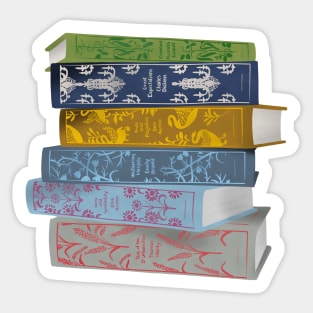 Pile of Clothbound Classics Sticker